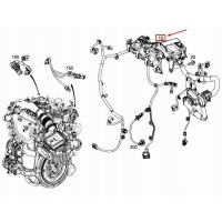 Mercedes - benz а w177 engine wiring harness a2601500300
