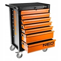 Шкаф практическая neo tools 84 - 222 czarno - pomarańczowa