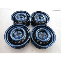 4× колесо штампованное renault oe nissan micra k12 k13 note i ii clio ii iii modus 5.5 