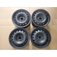 4× колесо штампованное renault oe megane scenic ii clio iii iv captur modus 6.5 