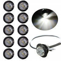 10x лампы obrysówki светодиодные 3led 12v / 24v