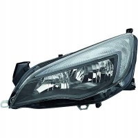 Фара переднее левая opel astra j 12 - 15 хромированная depo