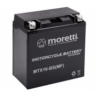 Аккумулятор гелевый 12v 14ah moretti ytx16b - bs mtx16 - bs