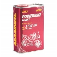 Масляный półsyntetyczny mannol powerbike 4t 1 л 15w - 50
