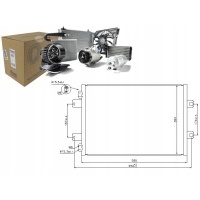 Nissens 940077 конденсатор , кондиционер