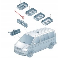 Volkswagen транспортер t6 display and control панель with таймер 7e5919037j8ys
