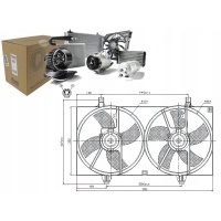 Wentulator радиатора nissens 21481bm410 dn7528 521