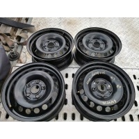 4× колесо штампованное volkswagen oe 6.0 