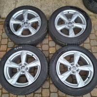 Зима колёса оригинал алюминиевые колёсные диски audi a6 c8 a7 q3 225 / 55 r18