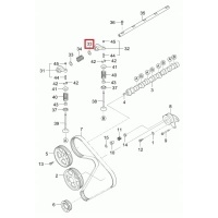 Подкладка разъем пружины kia k2500