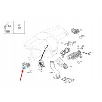 Mercedes - benz c w204 dashboard left air vent a20483067549116