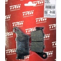 Комплект тормозной колодок , тормоза тормоз trw mcb672