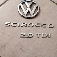 Эмблема надпись наклейка plakietka volkswagen scirocco