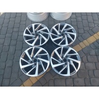 4× колесо алюминиевая volkswagen oe 6.5 