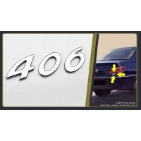 Peugeot 406 эмблема надпись значек задняя tylnej крышки багажника