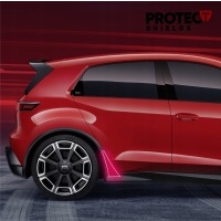 Наклейка пленка защитный на крыло kia рио 3d правый