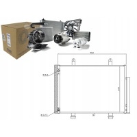Nissens 940356 конденсатор , кондиционер