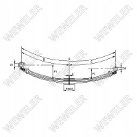 Листовая volvo weweler f022t274za75 , o.e . 257428