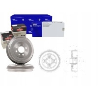 Комплект барабанов колодок delphi 6001547703 77008