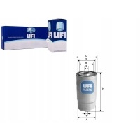Ufi фильтр топлива 3192226900 319223a800 xd9059e sp1