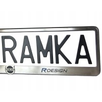 Рамка на под регистрацию металический ! для volvo r - design