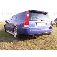 Спойлер юбка бампера задняя volvo v70 2004 - 2007 tfb тюнинг