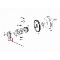 Mercedes - benz вито w447 engine crankshaft pulley a6510351812