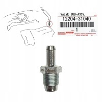 Клапан маневренный маслоотделителя пвх lexus is250 is300 rx350 3gr - fse 4gr - fse 2gr - fe oem