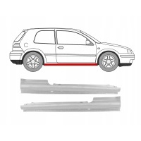 Пороги volkswagen гольф iv 4 бора левый правая 1997 - 2006 3d хэтчбек