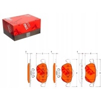 Trw колодки ham . renault п . scenic / гранд scenic 1 , 5 - 2 , 0 dci 03 -