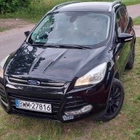 Форд kuga ii 2.0 tdci 163km автомат 2013r внедорожник 4x4 чёрный жемчужина
