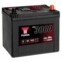 аккумулятор yuasa ybx3005 12v 60ah 500a honda mazda
