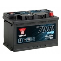 аккумулятор yuasa ybx 7096 efb 12v 75ah 700a п