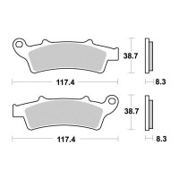 Колодки тормозной pr madison 400 250 people 125 gti