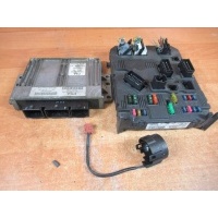 Блок управления двигателя комплект стартовый citroen c3 1 , 4 8v 9649673480 s2pm - 381