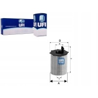 Фильтр масляный ufi 1109aw 1109x8 4r8q6744aa c2s29685