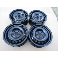 4× колесо штампованное skoda oe skoda октавия ii от 2004r - do2013r 6.0 
