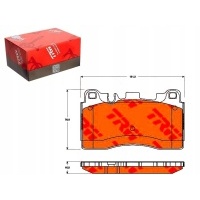 Комплект тормозной колодок trw 54206420 74207220