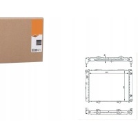 радиатор двигателя мерседес 190 w201 2.0d / 2.5 / 2.6