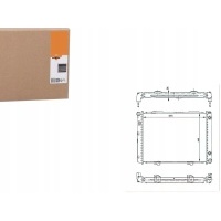 радиатор двигателя мерседес 190 w201 2.0d / 2.5 / 2.6
