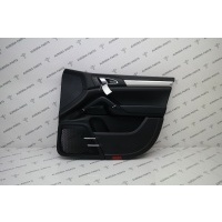 Обшивка передней двери (Чёрная искуственная кожа) RH Porsche Cayenne 92A 2010 95855520201DK4