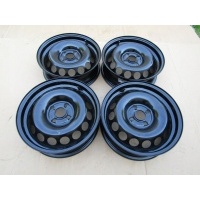 4× колесо штампованное peugeot oe citroen c1 i ii toyota aygo i ii peugeot 107 108 4.5 