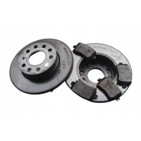 Колодки тормозные диски задняя bosch skoda октавия ii 2 260mm