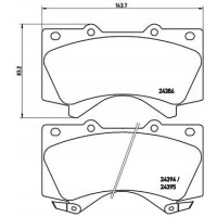 Brembo п 83 107 комплект тормозной колодок , тормоза тормоз
