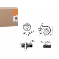 Радиатор масляный nrf 55186217 086006n 411m18 90794