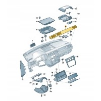 Caddy iv декор панели решётка вентилятора oe 2k5858066b