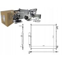 Конденсатор радиатор кондиционера nissens lr034503
