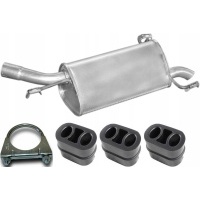 Opel corsa c 1.2 1.4 2000 - 2006 глушитель конечный