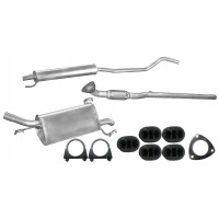 Opel corsa c 1.0 1.2 глушитель комплект