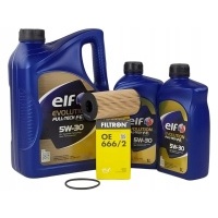 Эльф evolution full - tech fe 5w30 7l фильтр масляный oe666 / 2 renault 2.0 - 2.5 dci